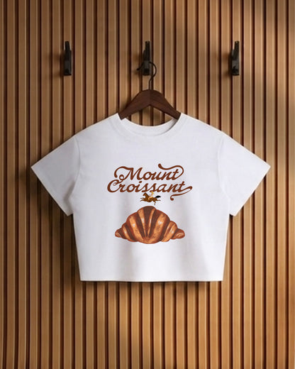 Equestrian on Mount Croissant Crop Top