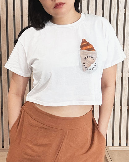 Pocket Croissant Crop Top - Faux Pocket Edition