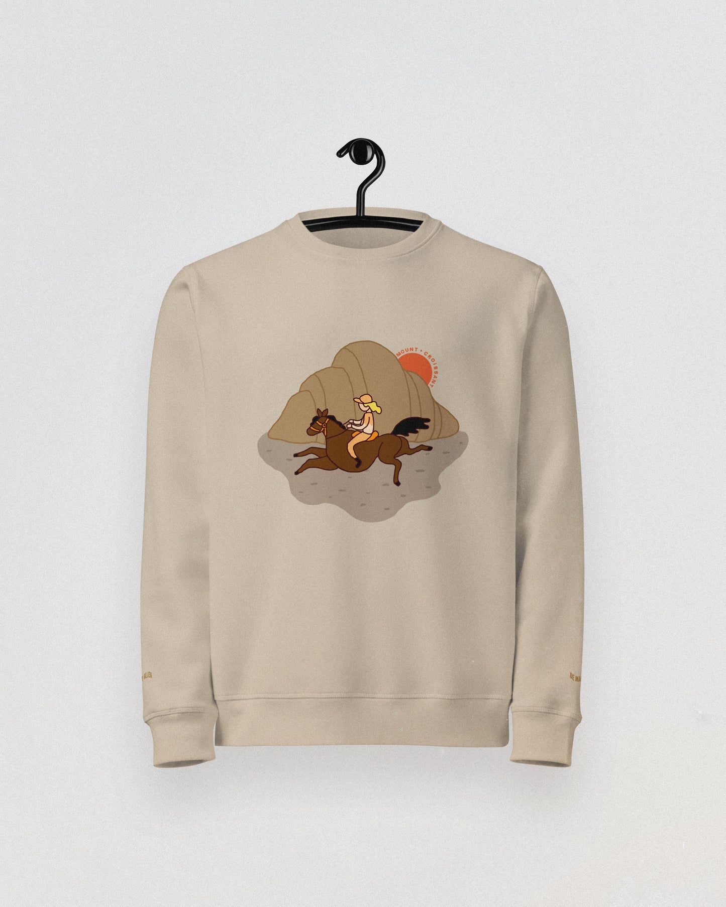 Horse Rider Heading to Mount Croissant Sweater