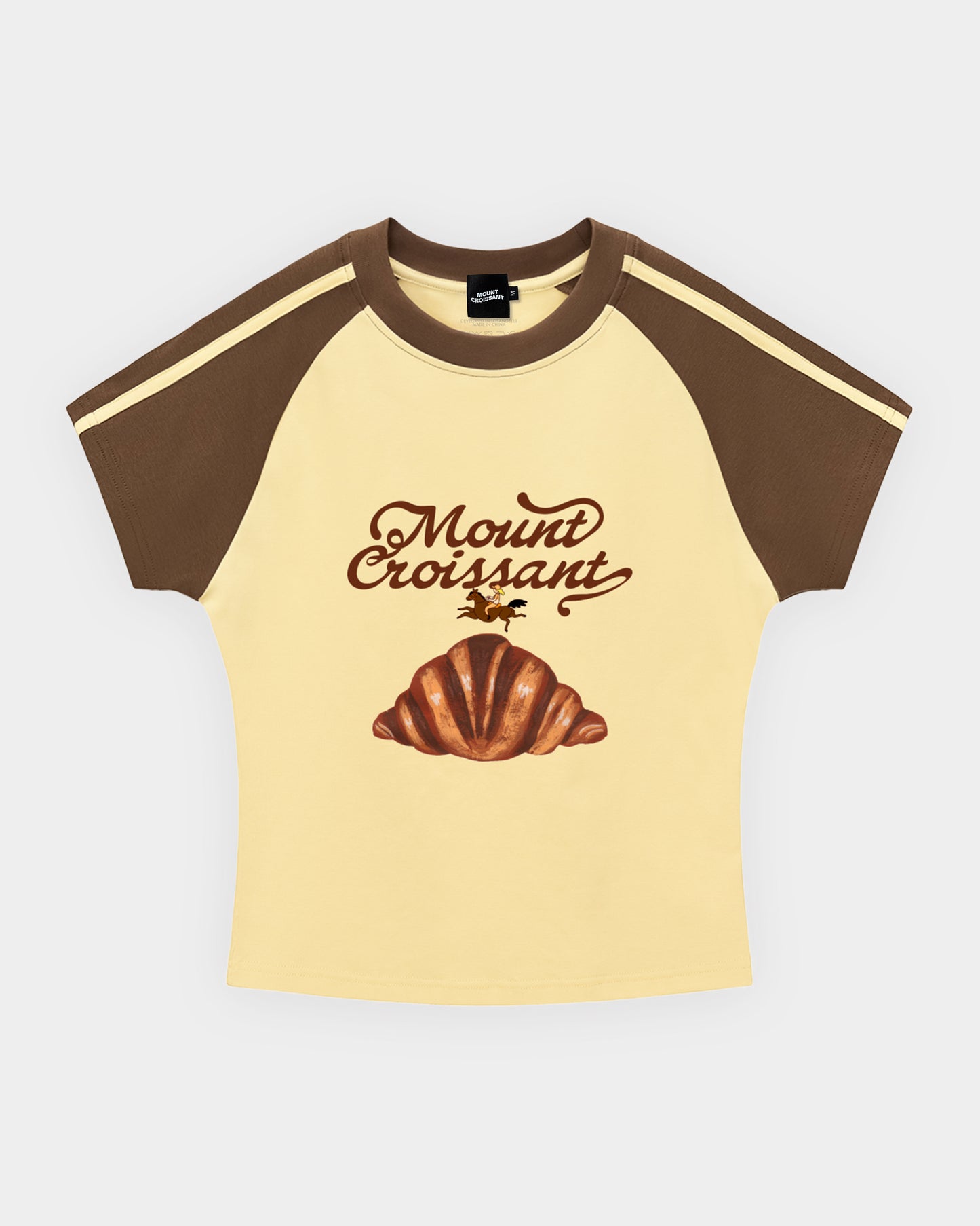 Equestrian on Mount Croissant Raglan Tee