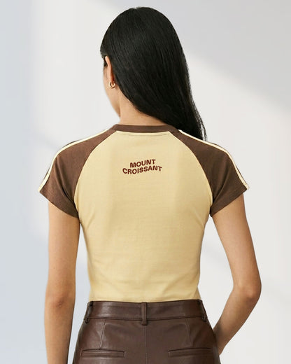 Equestrian on Mount Croissant Raglan Tee