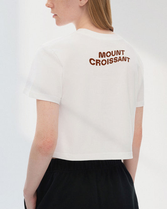 Equestrian on Mount Croissant Crop Top