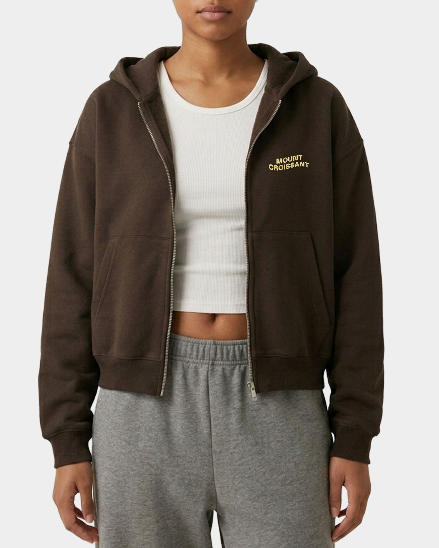 Brown Mount Croissant Club Full-Zip Jacket