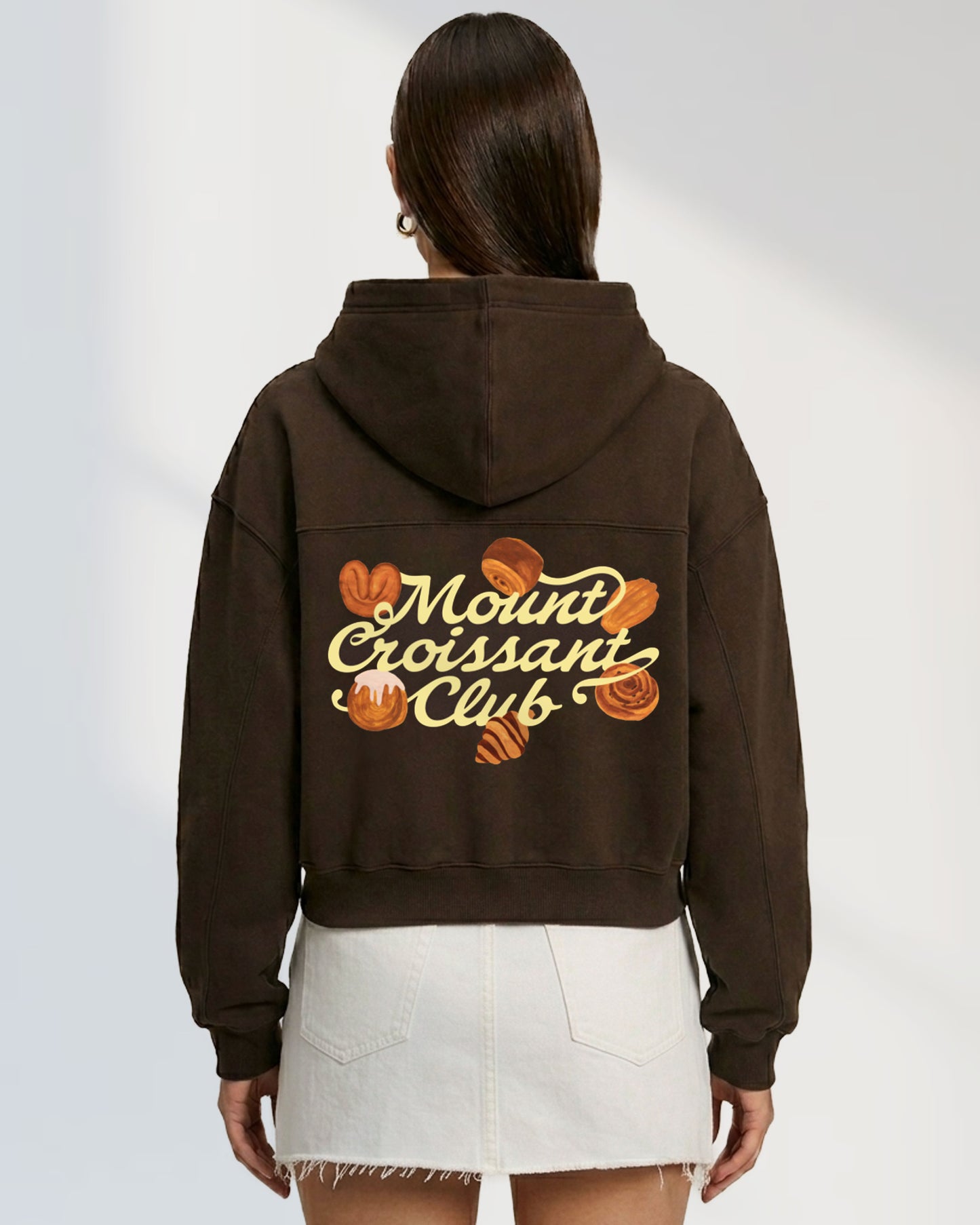 Brown Mount Croissant Club Full-Zip Jacket