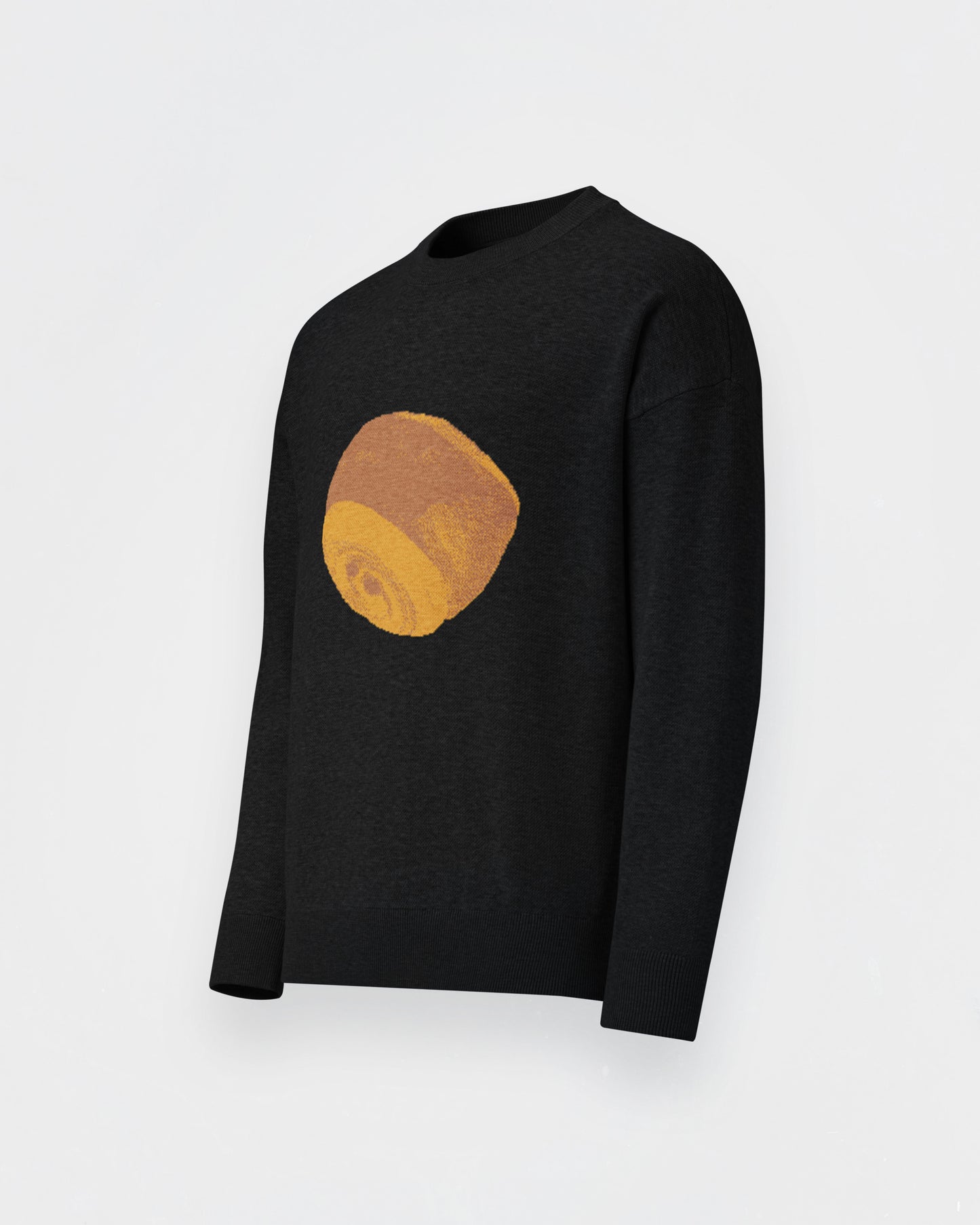 Pain au chocolat knitted sweater