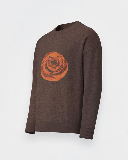 Pain aux raisins knitted sweater