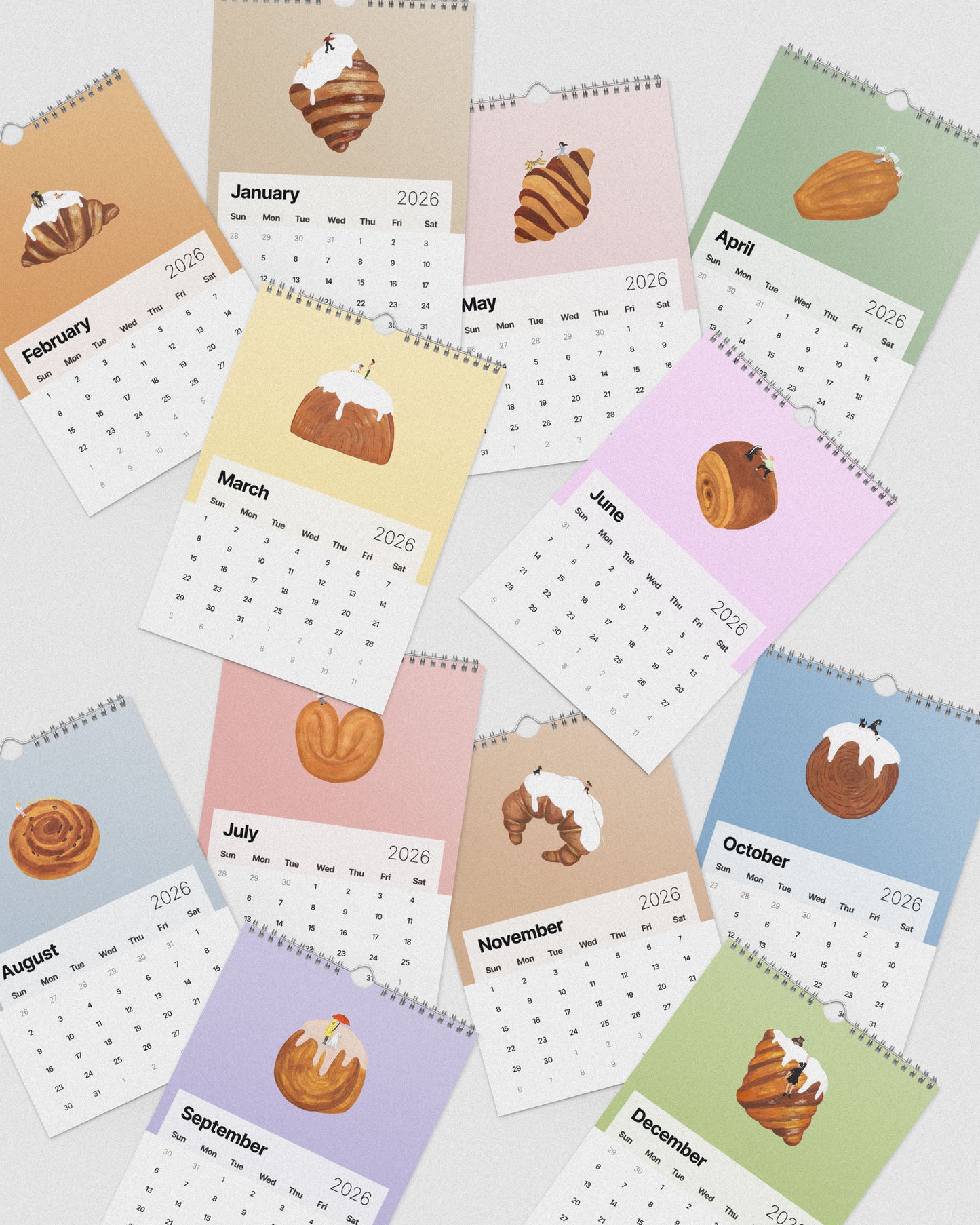 Tales of Mount Croissant wall calendar (2026)