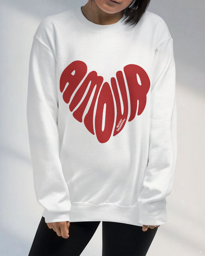 Amour White Sweater