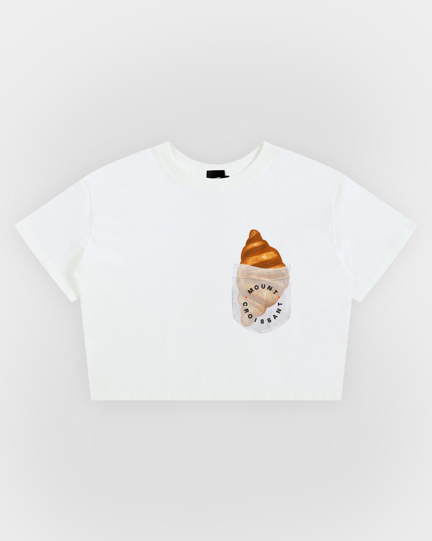 Pocket Croissant Crop Top - Faux Pocket Edition