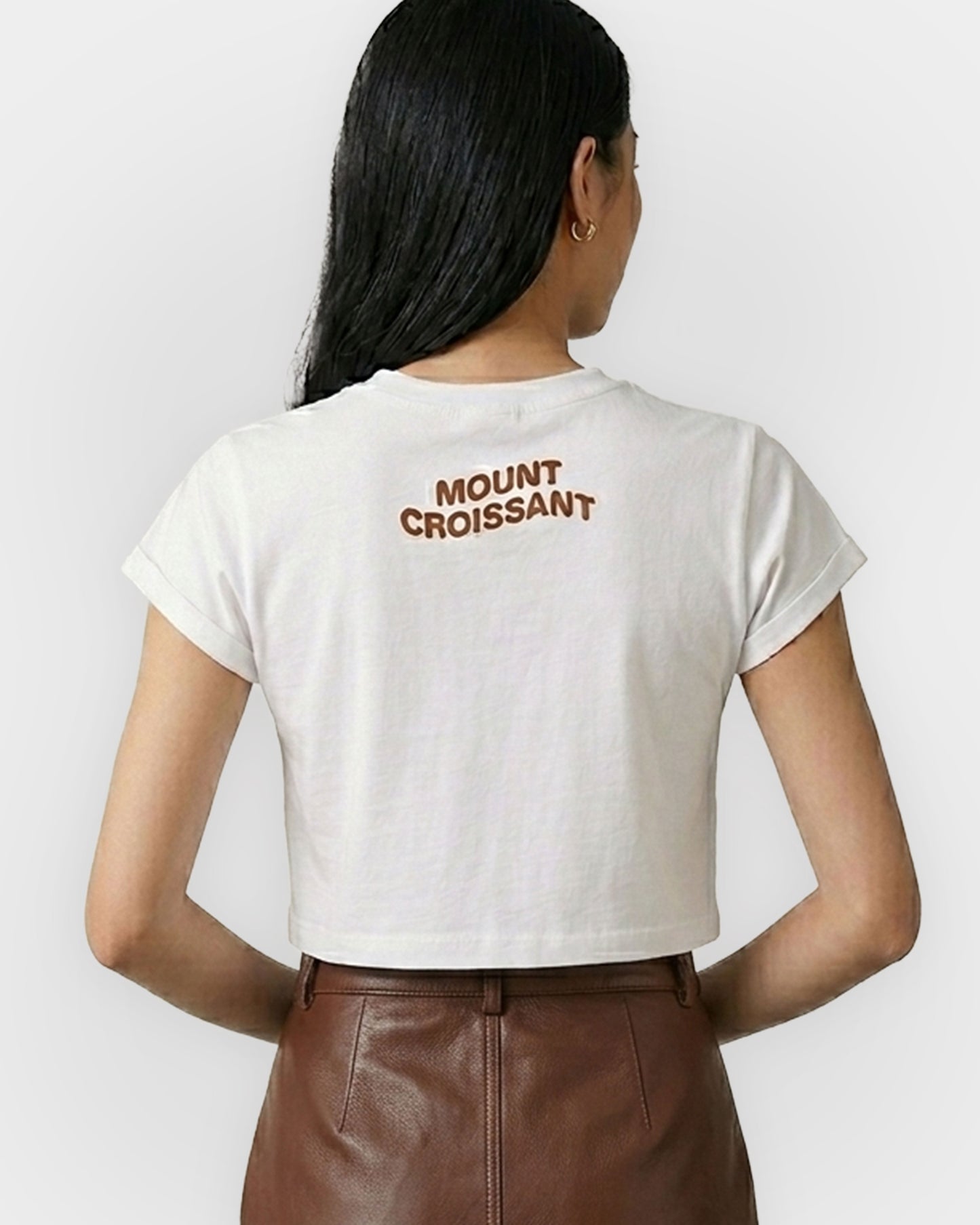 Pocket Croissant Crop Top - Faux Pocket Edition