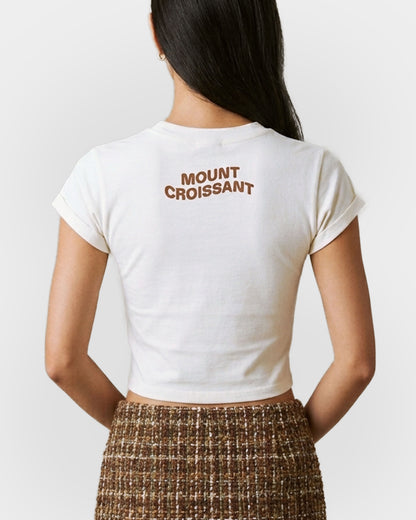 Pocket Croissant Crop Top - Faux Pocket Edition